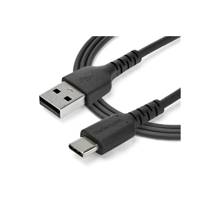 StarTech Cavo adattatore da USB 2.0 a USB-C di 1 m - Fibra aramidica e Protezion (RUSB2AC1MB)