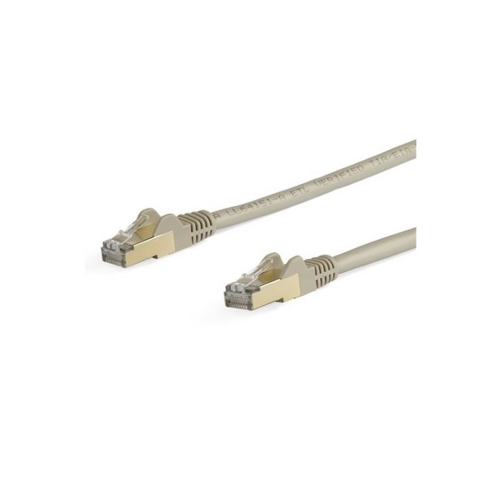 StarTech.com 5m CAT6A Ethernet Cable, 10 Gigabit Shielded Snagless RJ45 100W PoE (6ASPAT5MGR)