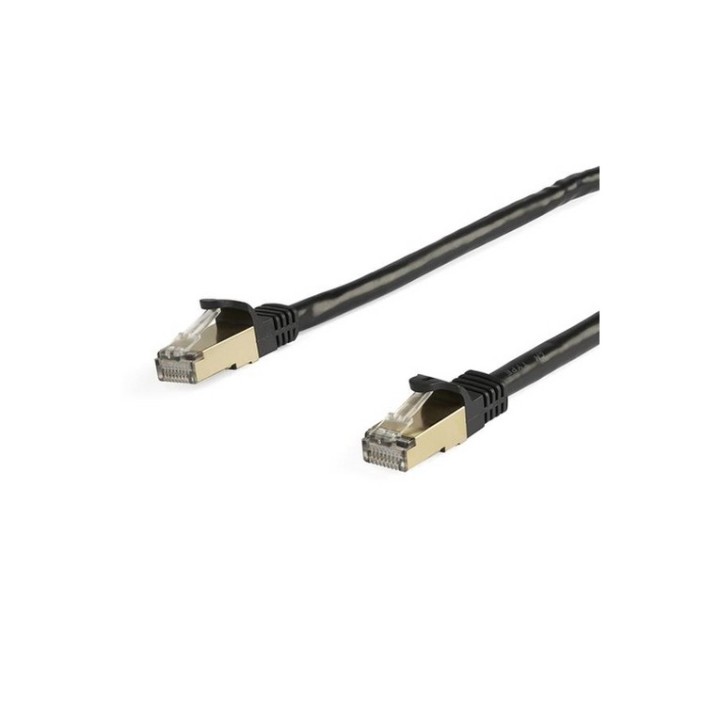 StarTech.com 5m CAT6A Ethernet Cable, 10 Gigabit Shielded Snagless RJ45 100W PoE (6ASPAT5MBK)