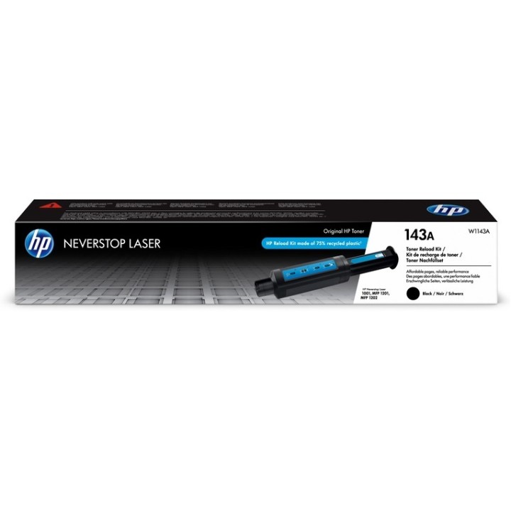 HP 143A Reload Kit - Nero - ricarica toner - per Neverstop 1001, 1202, Neverstop