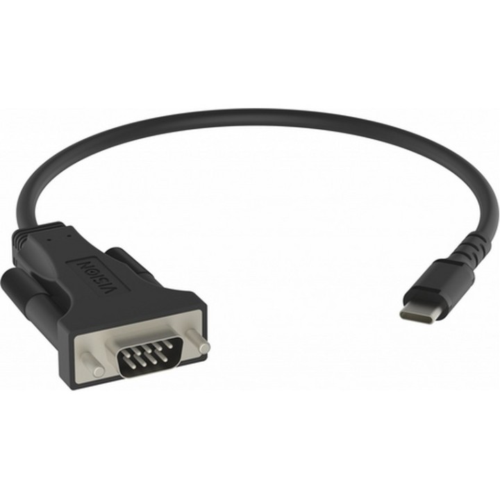 Vision Professional - Scheda seriale - USB-C (M) a DB-9 (M) - nero (TC-USBCSER/BL)