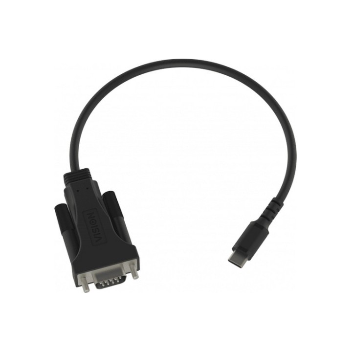 Vision Professional - Scheda seriale - USB-C (M) a DB-9 (M) - nero (TC-USBCSER/BL)