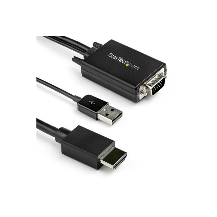 Startech Cavo adattatore da VGA a HDMI da 2 m - Alimentazione via USB - 1080p -C