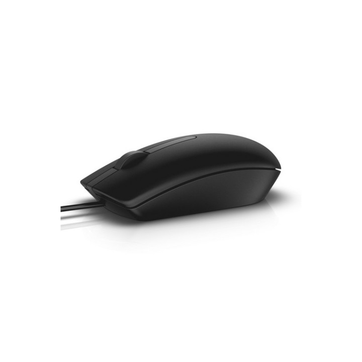 Dell MS116 - Mouse - ottica - 2 pulsanti - cablato - USB - nero - retail (570-AAIQ)