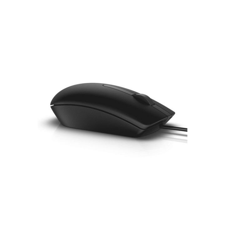 Dell MS116 - Mouse - ottica - 2 pulsanti - cablato - USB - nero - retail (570-AAIQ)
