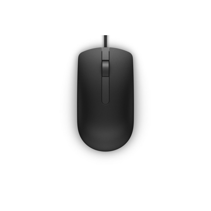 Dell MS116 - Mouse - ottica - 2 pulsanti - cablato - USB - nero - retail (570-AAIQ)