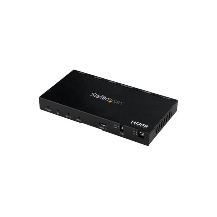Startech Sdoppiatore Splitter HDMI a 2 porte - 4K 60Hz con scaler video incorpor (ST122HD20S)