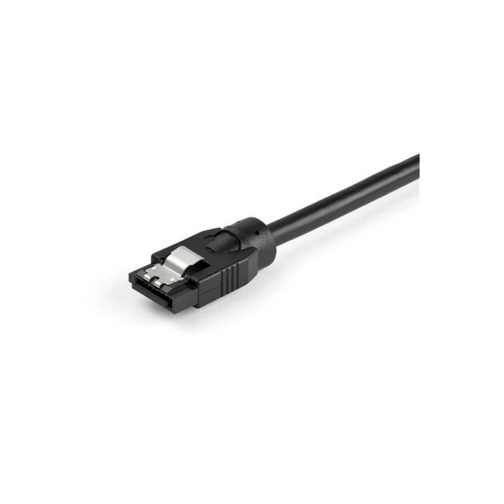 StarTech.com Cavo SATA tondo da 60 cm con connettori latch - 6Gbs - Cavo di alim (SATRD60CM)