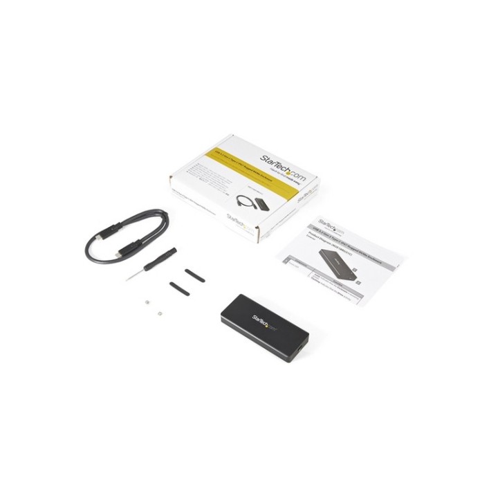 StarTech.com Box esterno SSD PCIe NVMe M.2 - Alluminio - Resistente all'acqua/po (M2E1BRU31C)