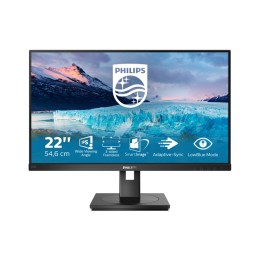 Philips S-line 222S1AE - Monitor a LED - 22" - 1920 x 1080 Full HD (1080p) @ 75 (222S1AE/00) - PHILIPSMMD