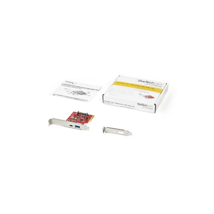 Startech 2-Port 10Gbps USB-A & USB-C PCIe Card, USB 3.1 Gen 2 PCI Express Type C (PEXUSB311AC3)