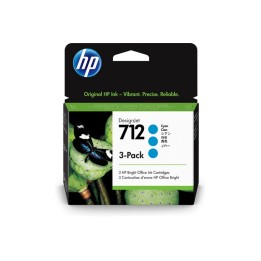 HP 712 - Confezione da 3 - 29 ml - ciano - originale - DesignJet - cartuccia d'i