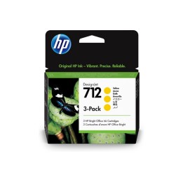 HP 712 - Confezione da 3 - 29 ml - giallo - originale - DesignJet - cartuccia d'