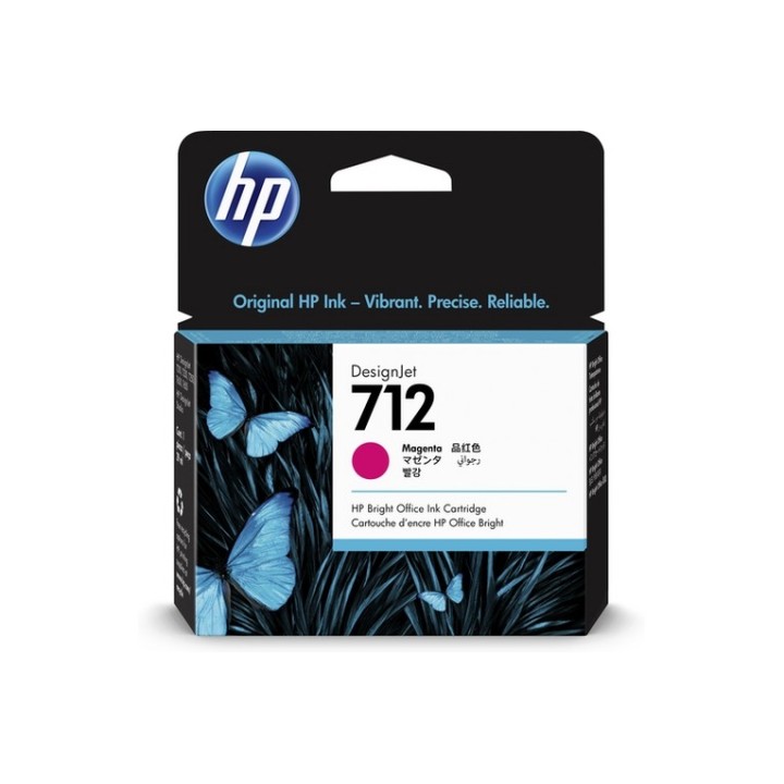 HP 712 - 29 ml - magenta - originale - DesignJet - cartuccia d'inchiostro - per