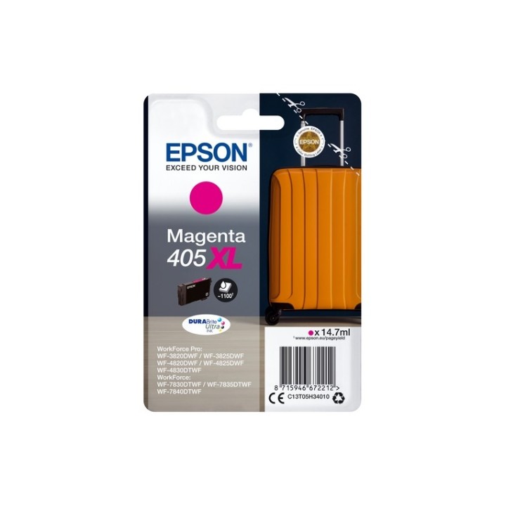 Epson 405XL - 14.7 ml - XL - magenta - originale - blister - cartuccia d'inchios