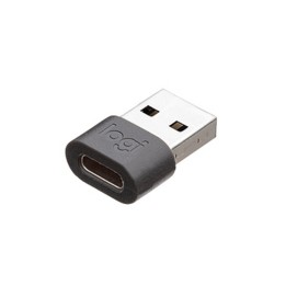 Logitech Logi Zone Wired USB-A Adapter - Adattatore USB - USB Tipo A (M) a USB-C