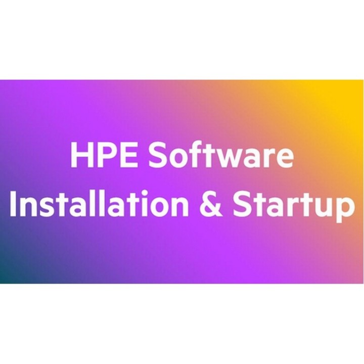 HPE Installation & Startup Service - Installazione / configurazione - per VMware