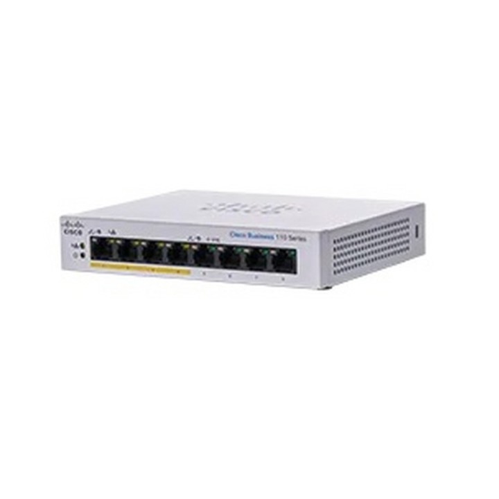 Cisco Business 110 Series 110-8PP-D - Switch - unmanaged - 4 x 10/100/1000 (PoE)