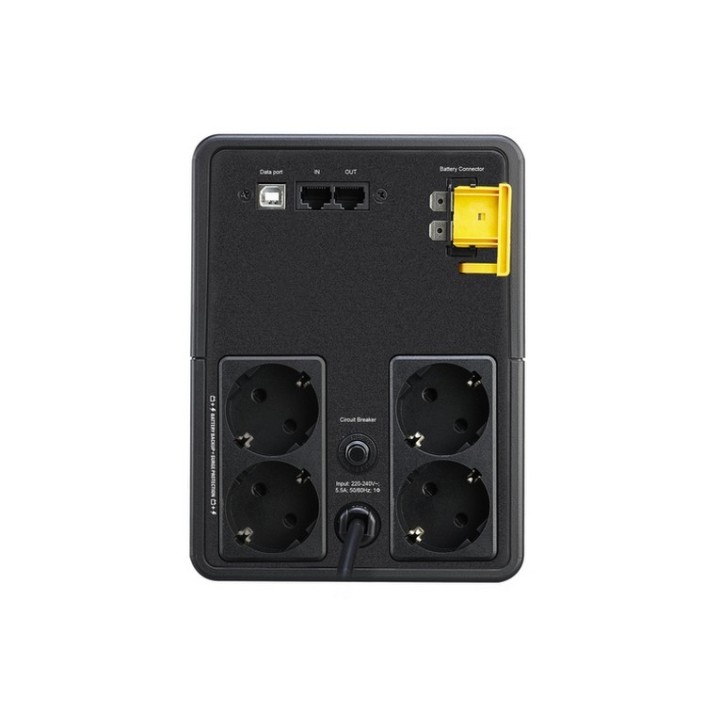 APC Back-UPS BX Series BX1200MI-GR - UPS - 230 V c.a. V - 650 Watt - 1200 VA - 9 (BX1200MI-GR)