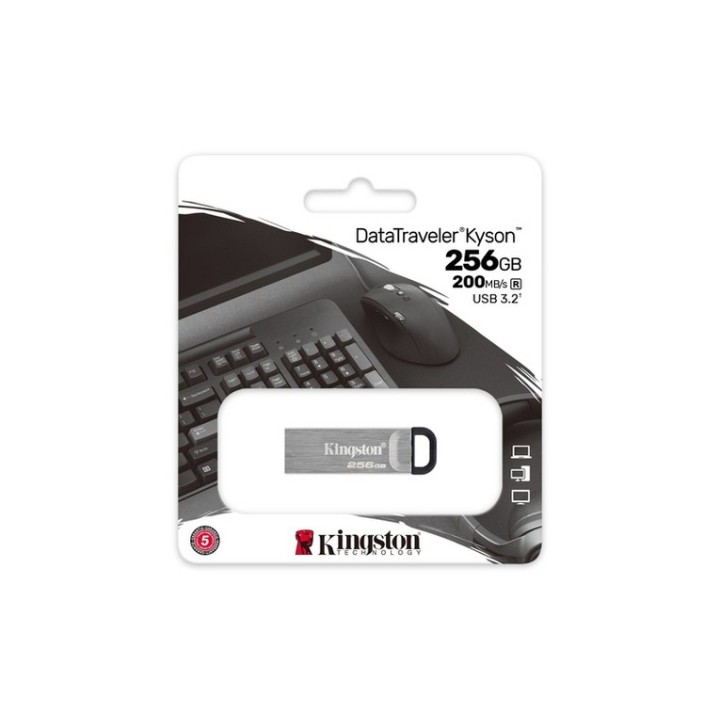 Kingston DataTraveler Kyson - Chiavetta USB - 256 GB - USB 3.2 Gen 1