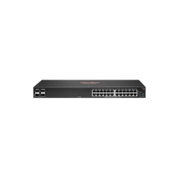 HPE Aruba 6100 24G 4SFP+ Switch - Switch - gestito - 24 x 10/100/1000 + 4 x 1 Gi