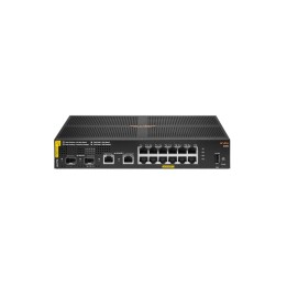 HPE Aruba 6100 12G Class4 PoE 2G/2SFP+ 139W Switch - Switch - gestito - 12 x 10/ (JL679AABB) - HP ENT