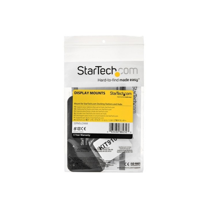 StarTech.com Supporto per docking station - Acciaio (SSPMSUDWM) - Piano montaggi (SSPMSUDWM)