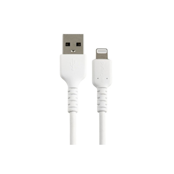 Startech Cavo da USB-A a Lightning 30cm bianco - Robusto cavo in fibra aramidica (RUSBLTMM30CMW)