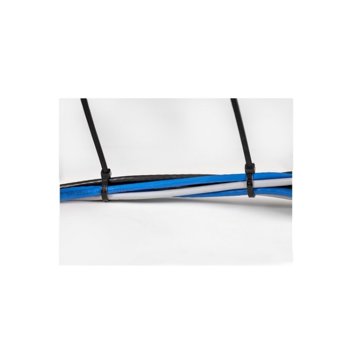 StarTech.com Fascette fermacavo riutilizzabili da 25 cm - Fascette in nylon auto (CBMZT10B)