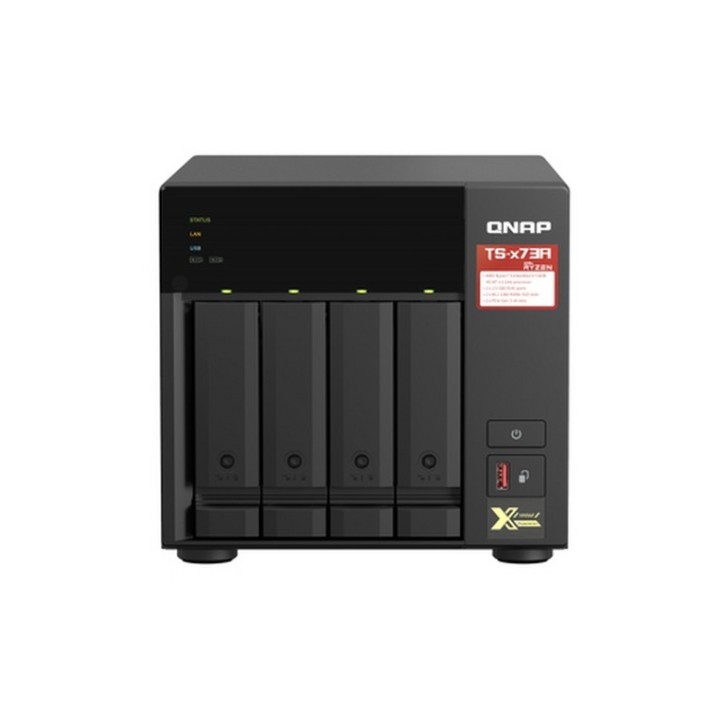 QNAP TS-473A - Server NAS - 4 alloggiamenti - SATA 6Gb/s - RAM 8 GB - 2.5 Gigabi