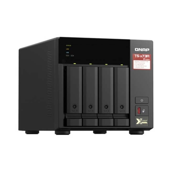 QNAP TS-473A - Server NAS - 4 alloggiamenti - SATA 6Gb/s - RAM 8 GB - 2.5 Gigabi