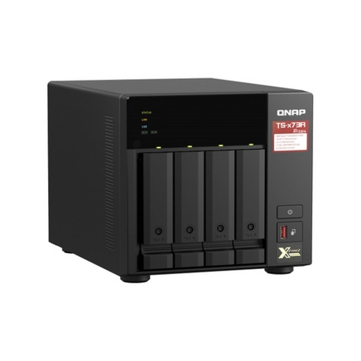 QNAP TS-473A - Server NAS - 4 alloggiamenti - SATA 6Gb/s - RAM 8 GB - 2.5 Gigabi