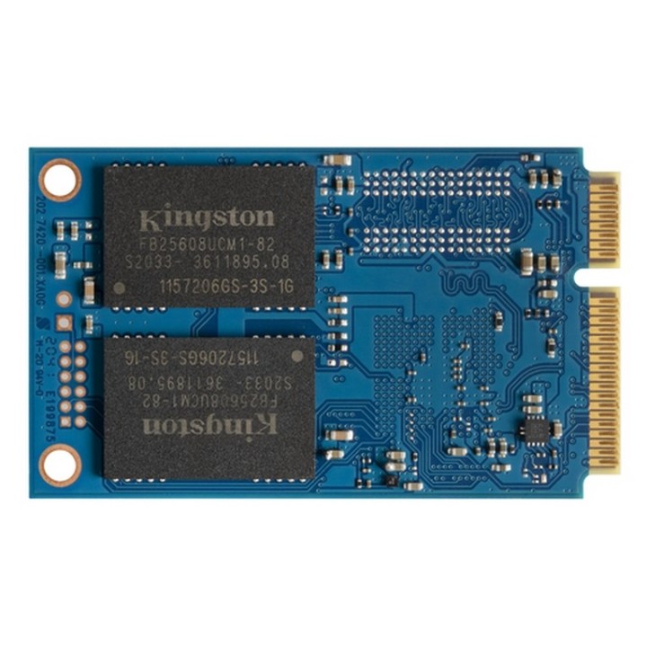 Kingston KC600 - SSD - crittografato - 256 GB - interno - mSATA - SATA 6Gb/s - 2 (SKC600MS/256G)