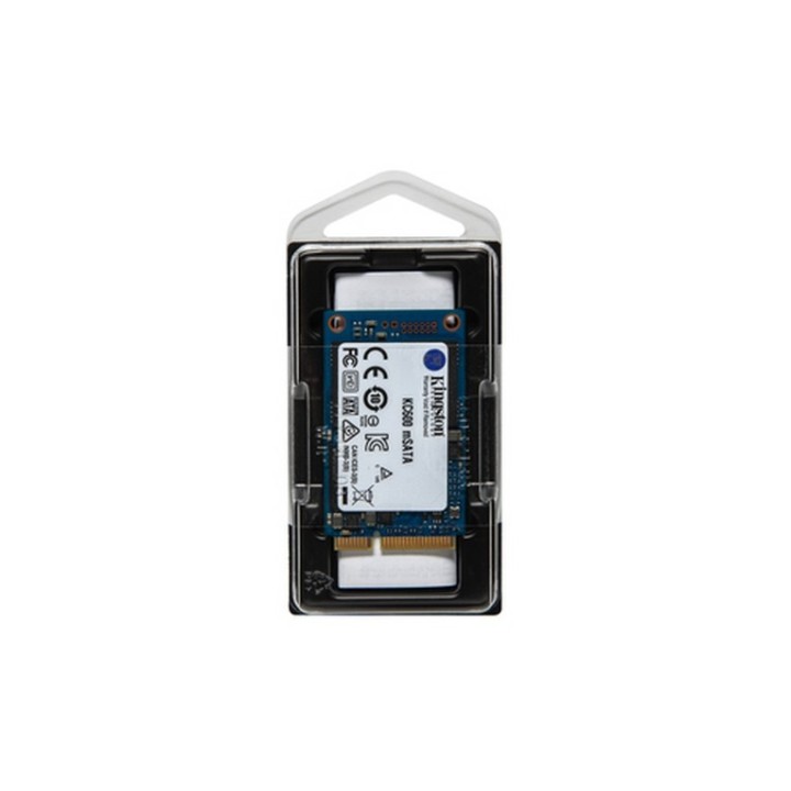 Kingston KC600 - SSD - crittografato - 256 GB - interno - mSATA - SATA 6Gb/s - 2 (SKC600MS/256G)
