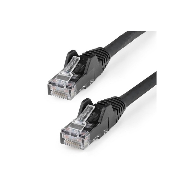 StarTech.com Cavo Ethernet Cat 6 UTP da 1m - Cavo di rete lan Cat6 10 Gigabit 10 (N6LPATCH1MBK)