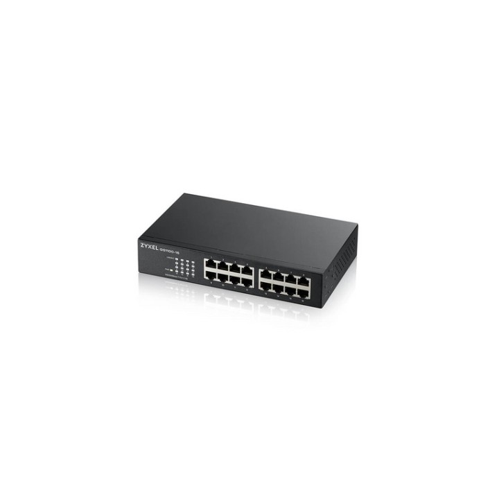 Zyxel GS-1100-16 V3 - Switch - 16 x 10/100/1000 - desktop, montabile su rack