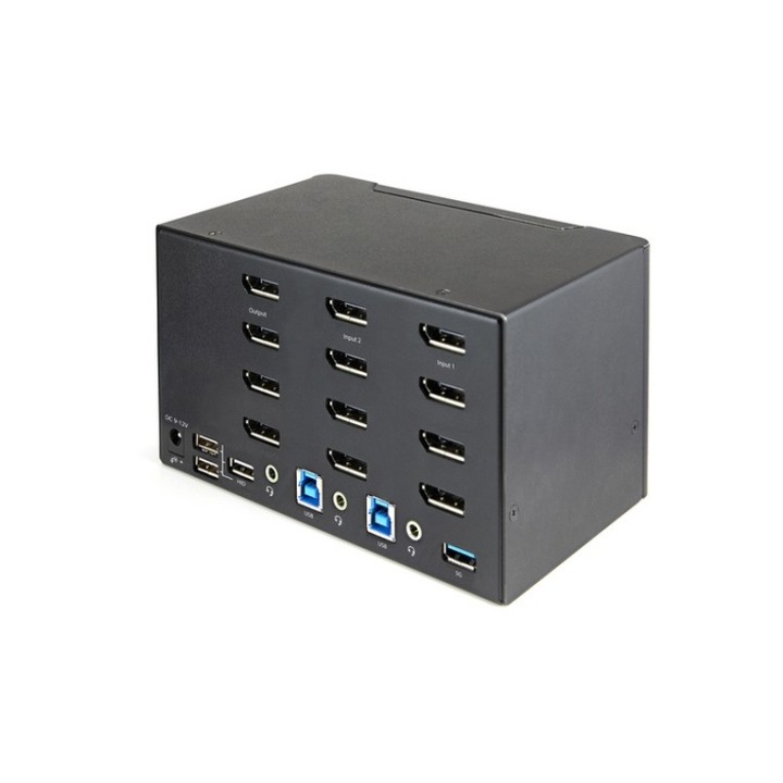 Startech KVM Switch DisplayPort a 2 porte e 4 monitor - 4K 60Hz UHD HDR - DP 1.2
