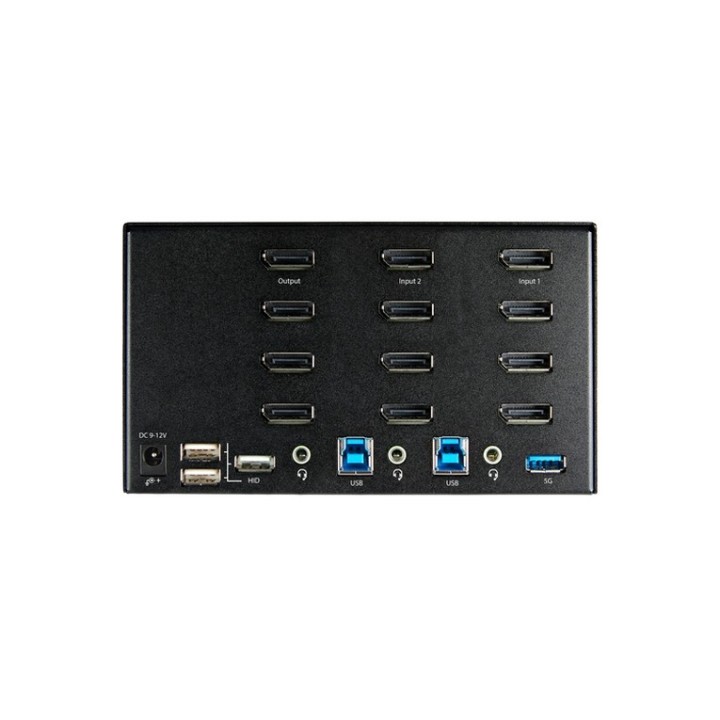 Startech KVM Switch DisplayPort a 2 porte e 4 monitor - 4K 60Hz UHD HDR - DP 1.2 (SV231QDPU34K)