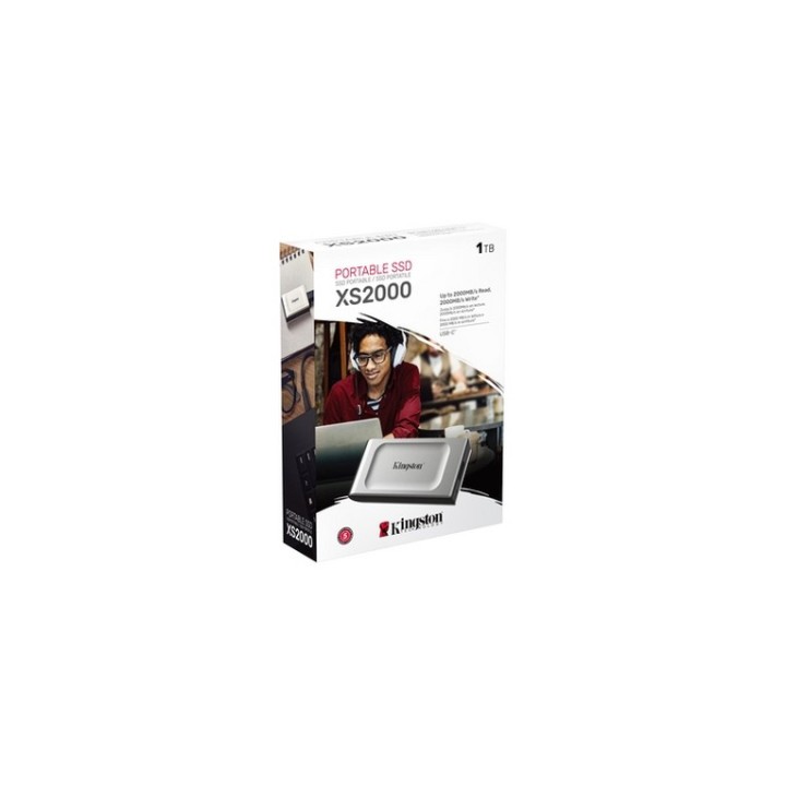 Kingston XS2000 - SSD - 1 TB - esterno (portatile) - USB 3.2 Gen 2x2 (USB-C conn