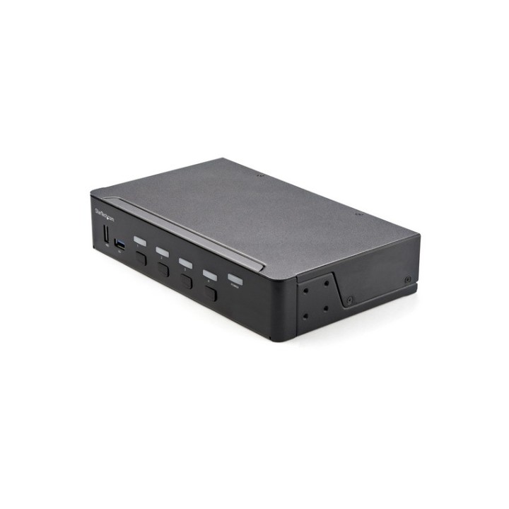 Startech KVM Switch HDMI a 4 porte - Monitor singolo 4K 60Hz Ultra HD HDR - Swit