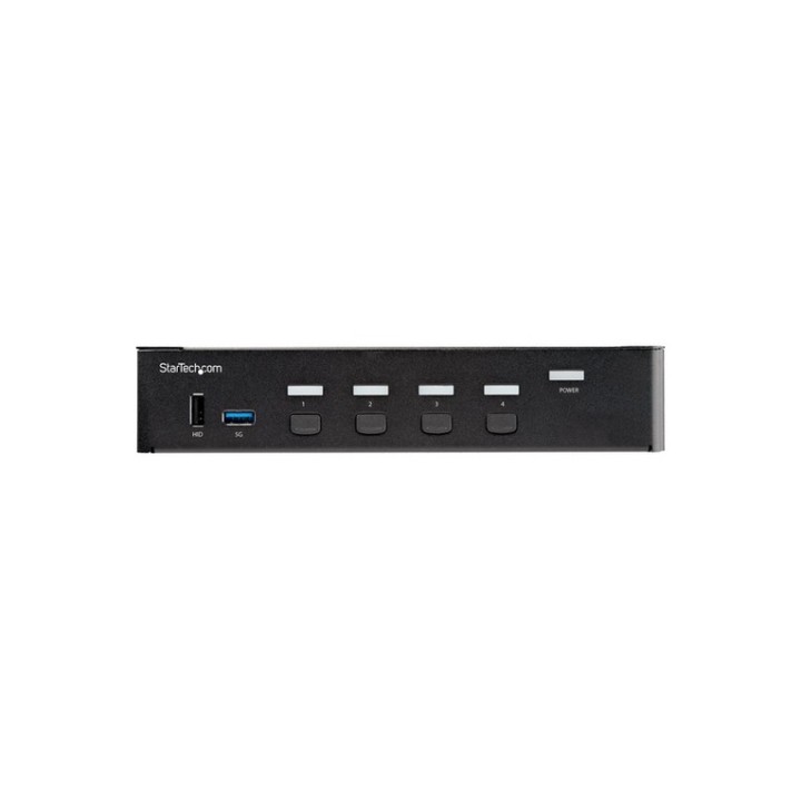 Startech KVM Switch HDMI a 4 porte - Monitor singolo 4K 60Hz Ultra HD HDR - Swit (SV431HU34K6)