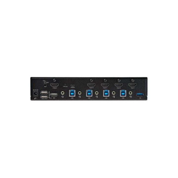 Startech KVM Switch HDMI a 4 porte - Monitor singolo 4K 60Hz Ultra HD HDR - Swit