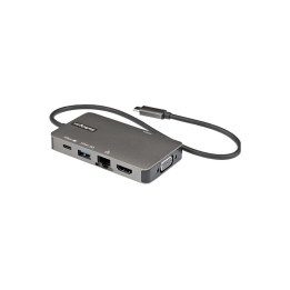 StarTech.com Adattatore multiporta USB-C a HDMI 4K 30 Hz o VGA 1080p - 100W Powe (DKT30CHVPD2)