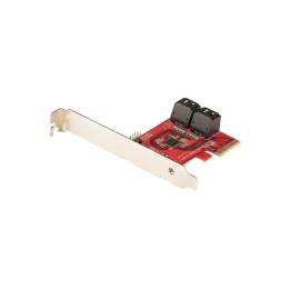 StarTech.com Scheda PCIe SATA - Scheda di Espansione PCIe SATA a 4 porte 6 Gbps (4P6G-PCIE-SATA-CARD)