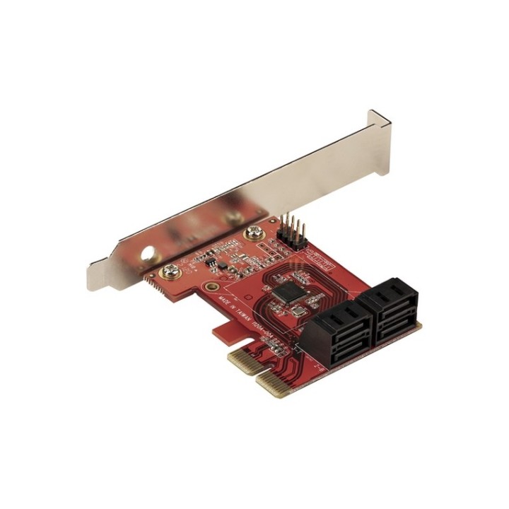 StarTech.com Scheda PCIe SATA - Scheda di Espansione PCIe SATA a 4 porte 6 Gbps