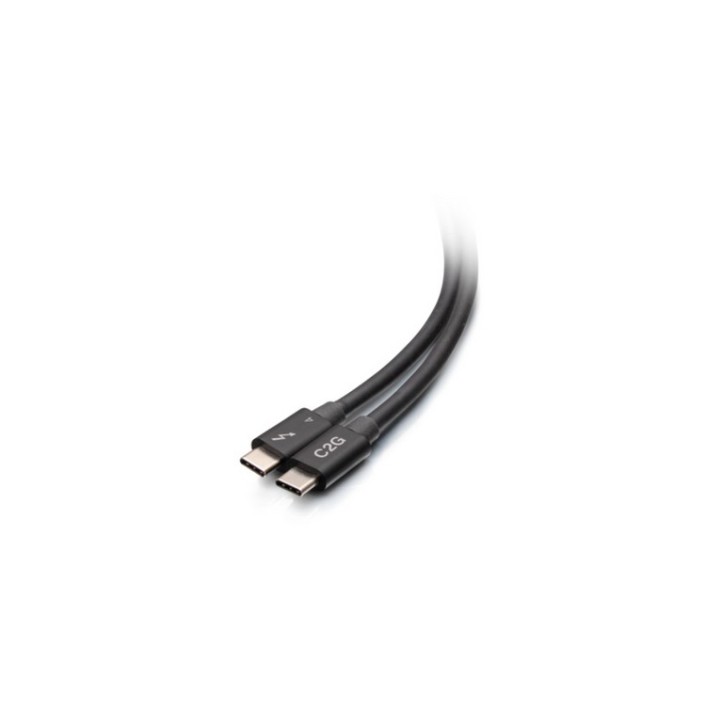 C2G 2.5ft Thunderbolt 4 USB C Cable - USB C to USB C - 40Gbps - M/M - Cavo Thund