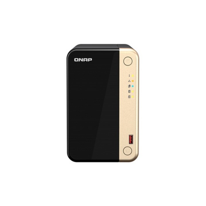 QNAP TS-264 - Server NAS - 2 alloggiamenti - SATA 6Gb/s - RAID 0, 1, 5, 6, 10, 5