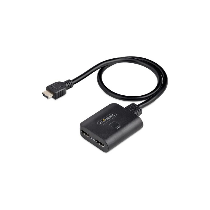 Startech Splitter HDMI 4K a 2 Porte - Sdoppiatore HDMI 2.0 4K60Hz - Splitter vid