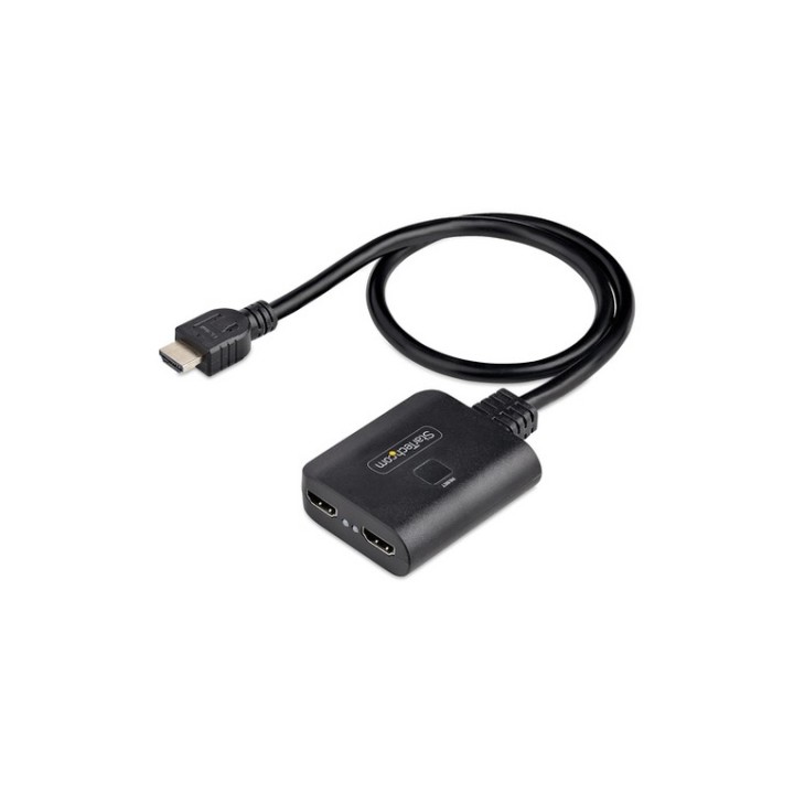Startech Splitter HDMI 4K a 2 Porte - Sdoppiatore HDMI 2.0 4K60Hz - Splitter vid