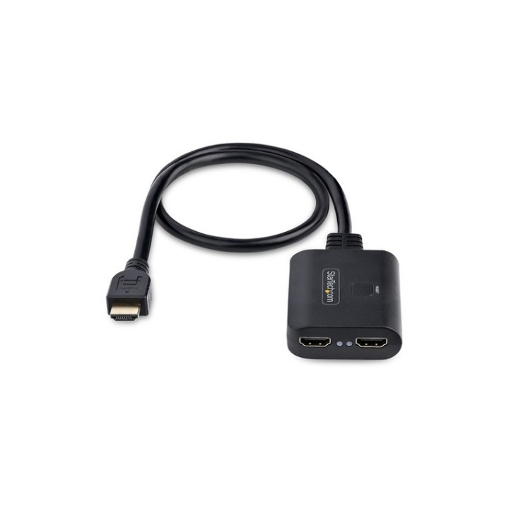 Startech Splitter HDMI 4K a 2 Porte - Sdoppiatore HDMI 2.0 4K60Hz - Splitter vid